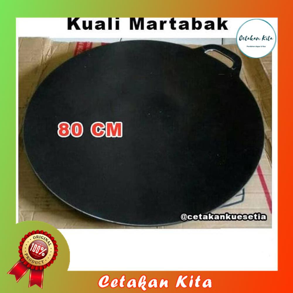 Loyang wajan 80 CM kuali martabak telor plat besi baja tebal