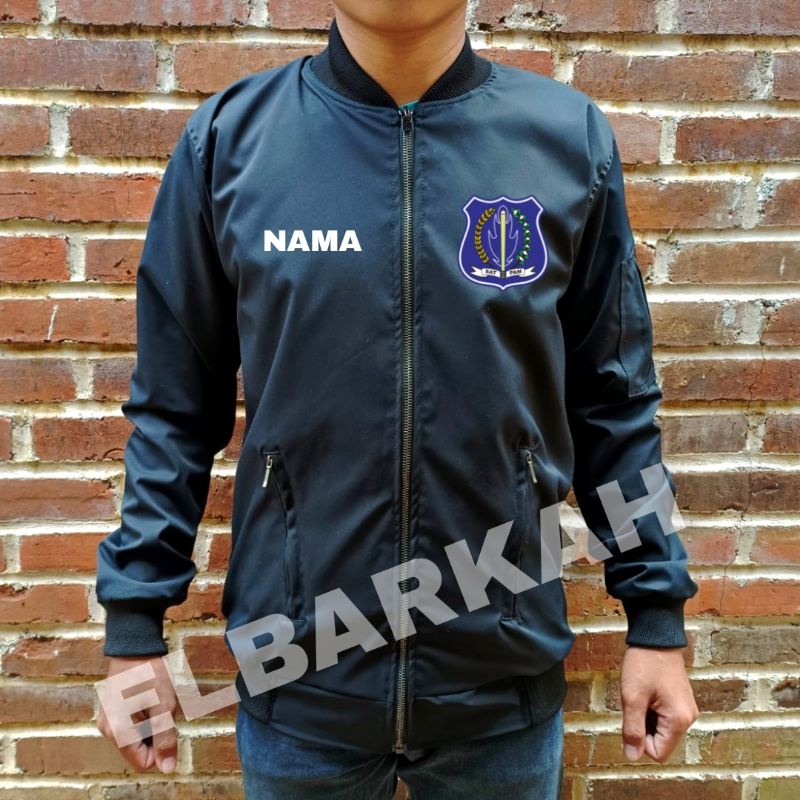 JAKET BOMBER LOGO SECURITY JAKET BOMBER BISA CUSTOM LOGO SENDIRI jaket bomber waterfroop jaket bomber terbaru