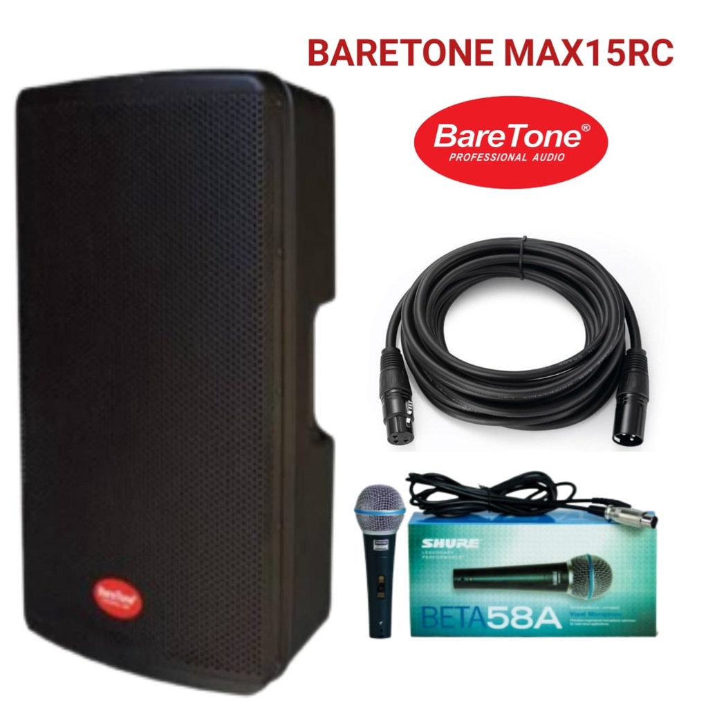 SPEAKER AKTIF BARETONE 15&quot; MAX15 RC 500 WATT ORIGINAL