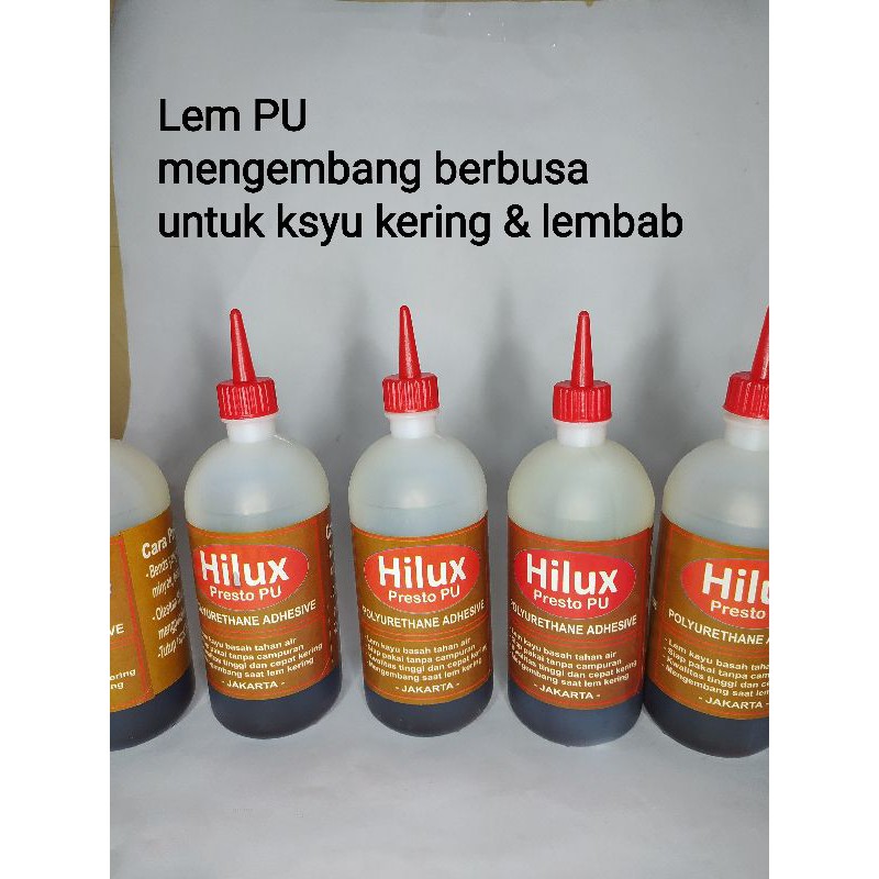 

Lem kayu basah / kayu kering PU 500 gram Hilux