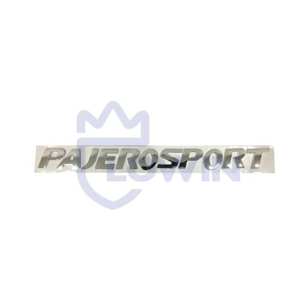 EMBLEM PAJERO SPORT CHROME