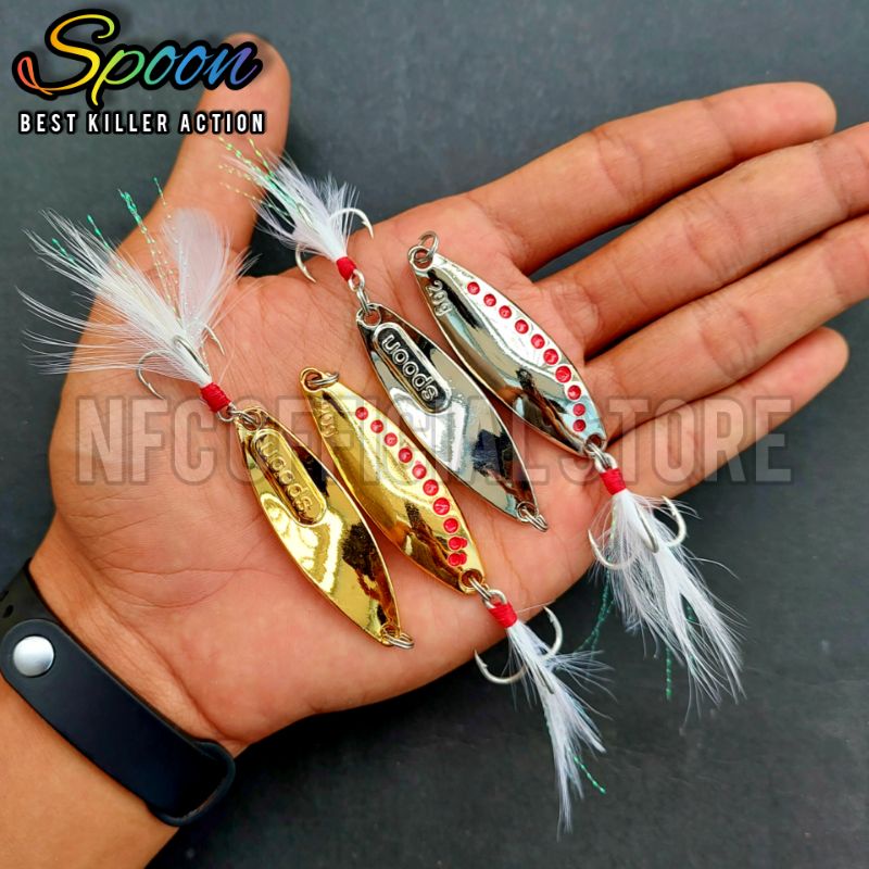 Lure metal spoon 2,5 gr 5 gr 7,5 gr 10 gr 15 gr 20 gr BEST KILLER ACTION