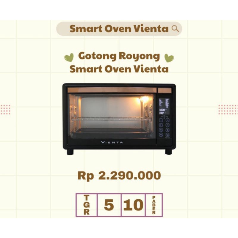 Smart oven vienta