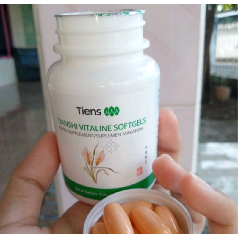 VITALINE SOFTGEL TIENS Original Penghilang Bekas Luka dan Pencerah Bibir