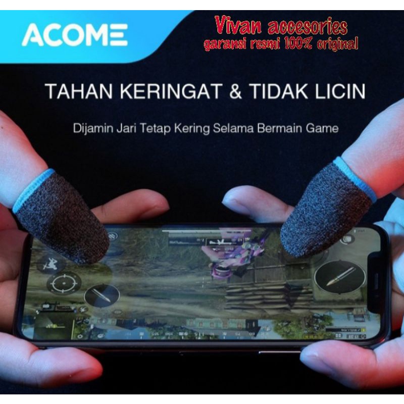 Acome AFS01 sarung jari game Mobile Controller Touch Screen AFS01