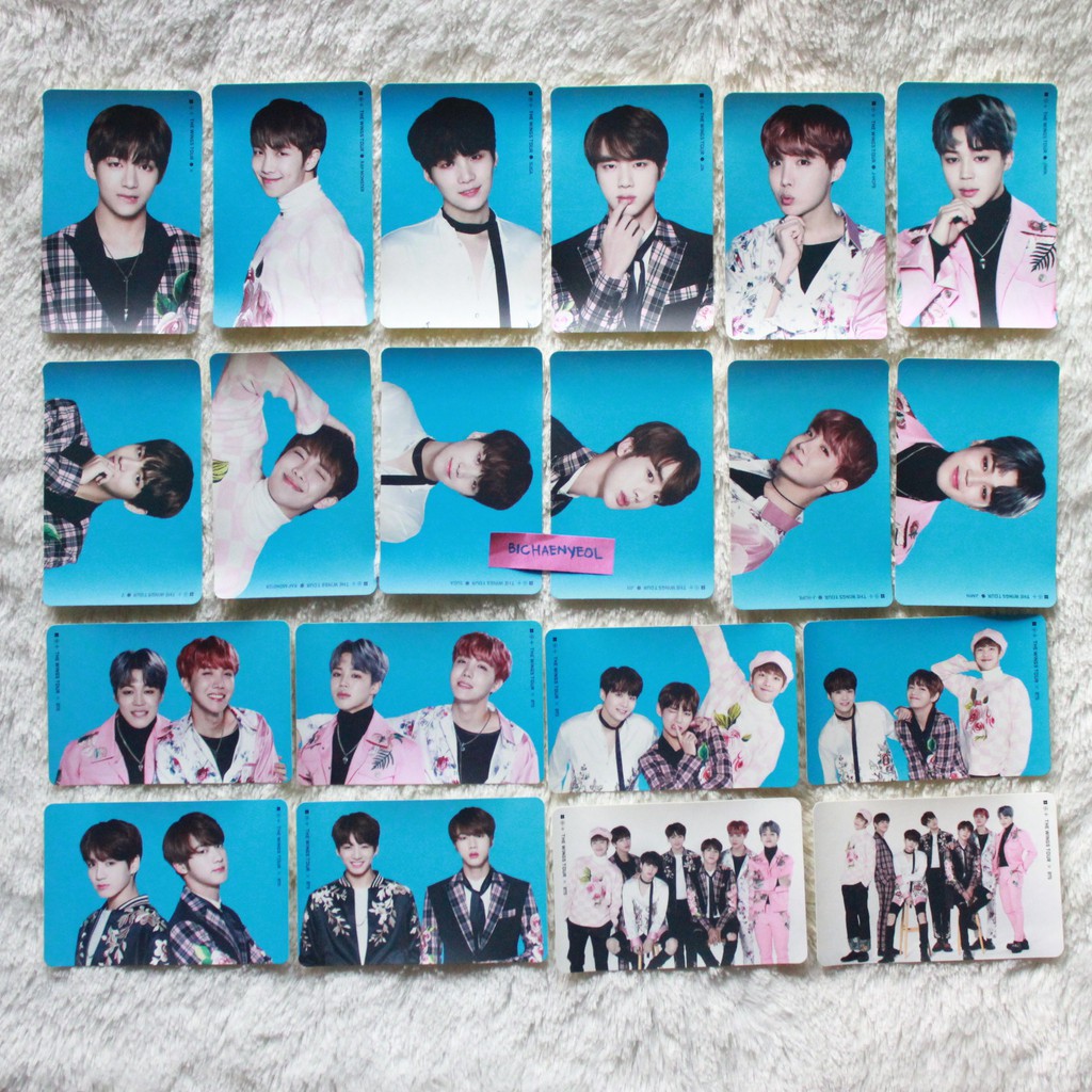 Jual Bts Wings Tour Sticker Photocard Rm Jin Suga Jhope Jimin V