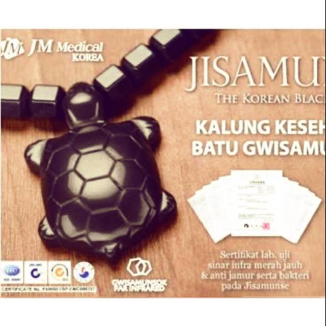 LIONTIN BANDUL KALUNG KESEHATAN GINSAMYONG DAN ALSYVA BLACK JADE