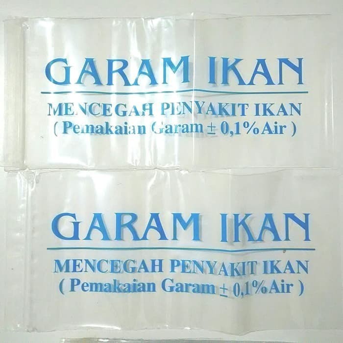 PLASTIK GARAM GAREM IKAN AQUARIUM AQUASCAPE AKUARIUM 100 LEMBAR