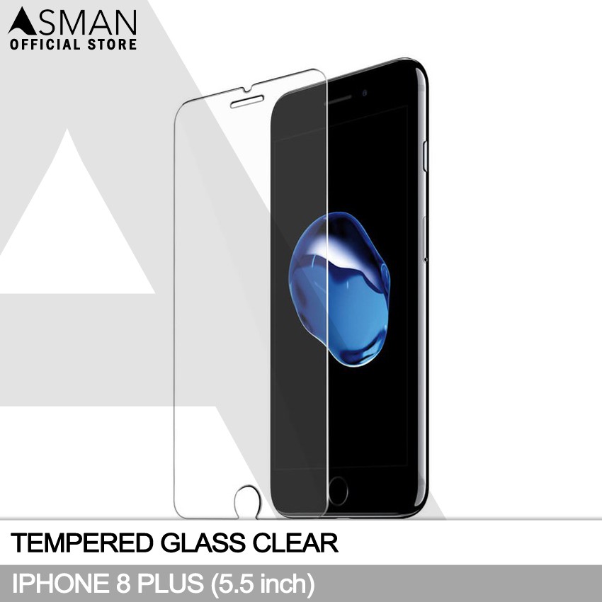 Tempered Glass iPhone 8 Plus (5.5&quot;) | Anti Gores Pelindung Layar Kaca - Bening