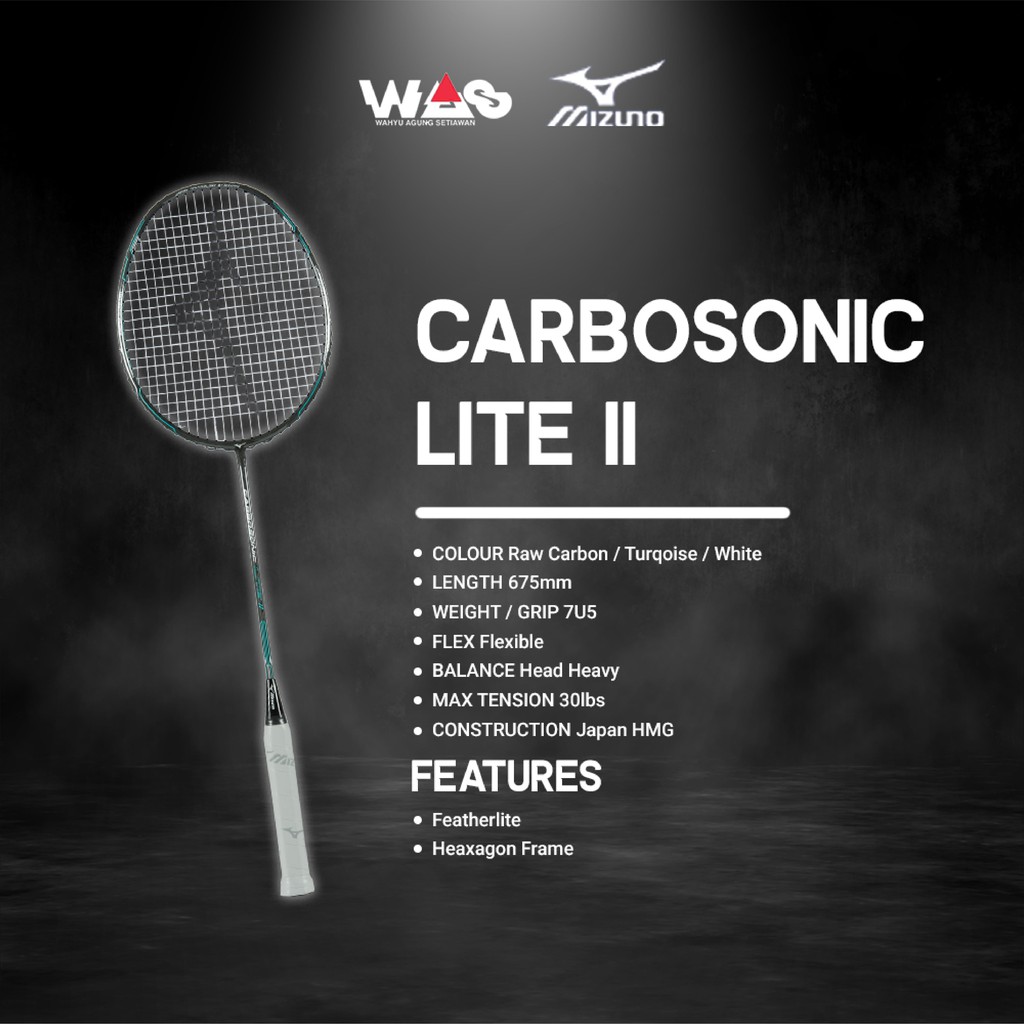 Mizuno Carbosonic Lite - Lightest Mizuno Racket