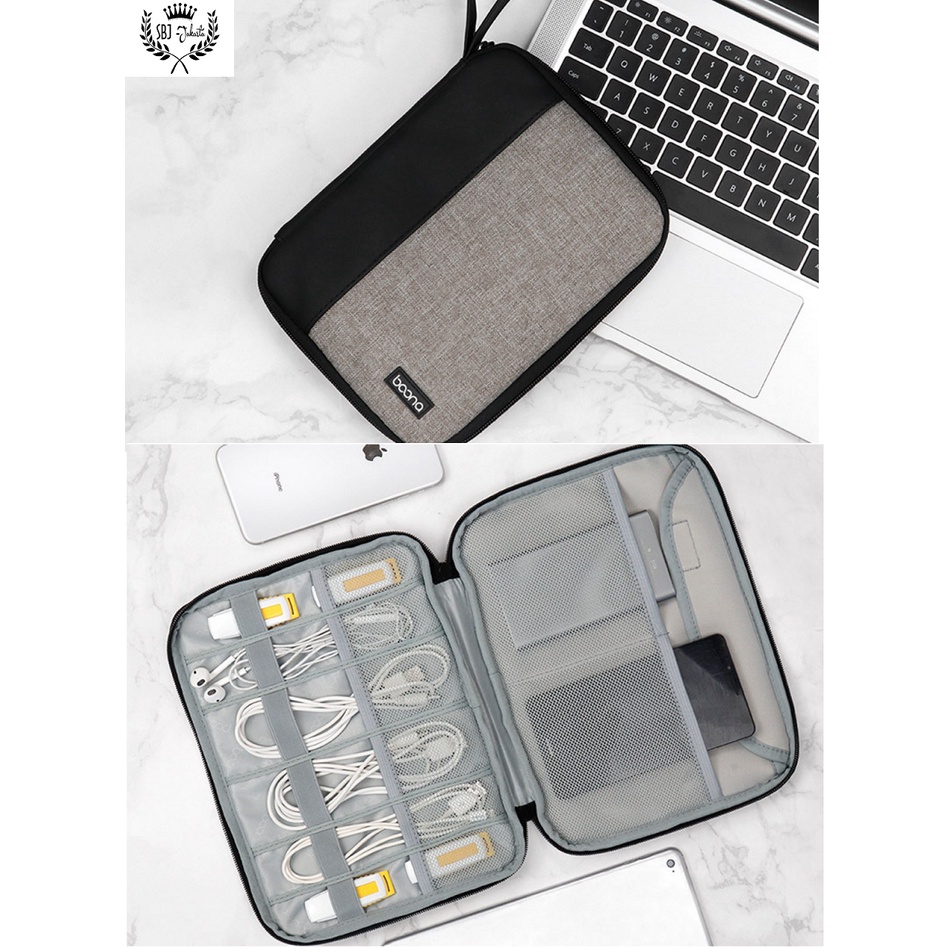 Dompet Gadget BAONA D007 Tas gadget Organizer multifungsi HP Tablet ipad air