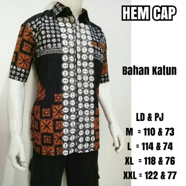 Kemeja Pria Batik Cap by Boetik Bateeqkoe Online