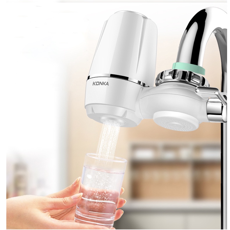 KONKA Water Purifier Water Filter Penyaring Air Kran Filter Air Faucet Pemurni Air Kran Tanpa Listrik Dapur Kran Shower