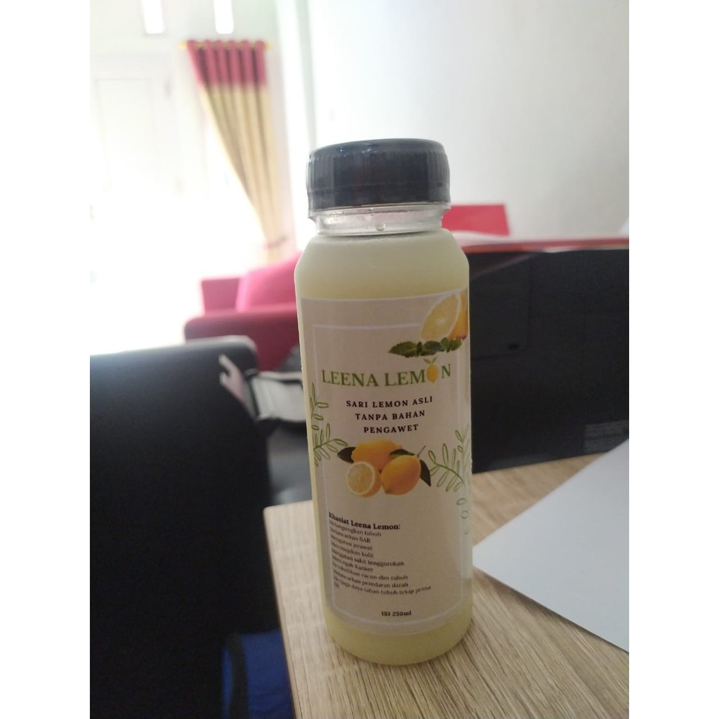 

SARI LEMON MURNI 100% ASLI FRESH ISI 250ML TANPA BAHAN PENGAWET / MINUMAN SARI LEMON MURNI