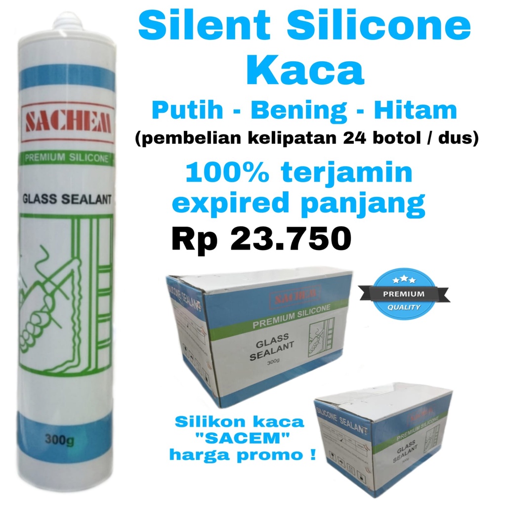 Premium (Mount) SILENT PUTIH / SILENT KACA / SILENT MURAH