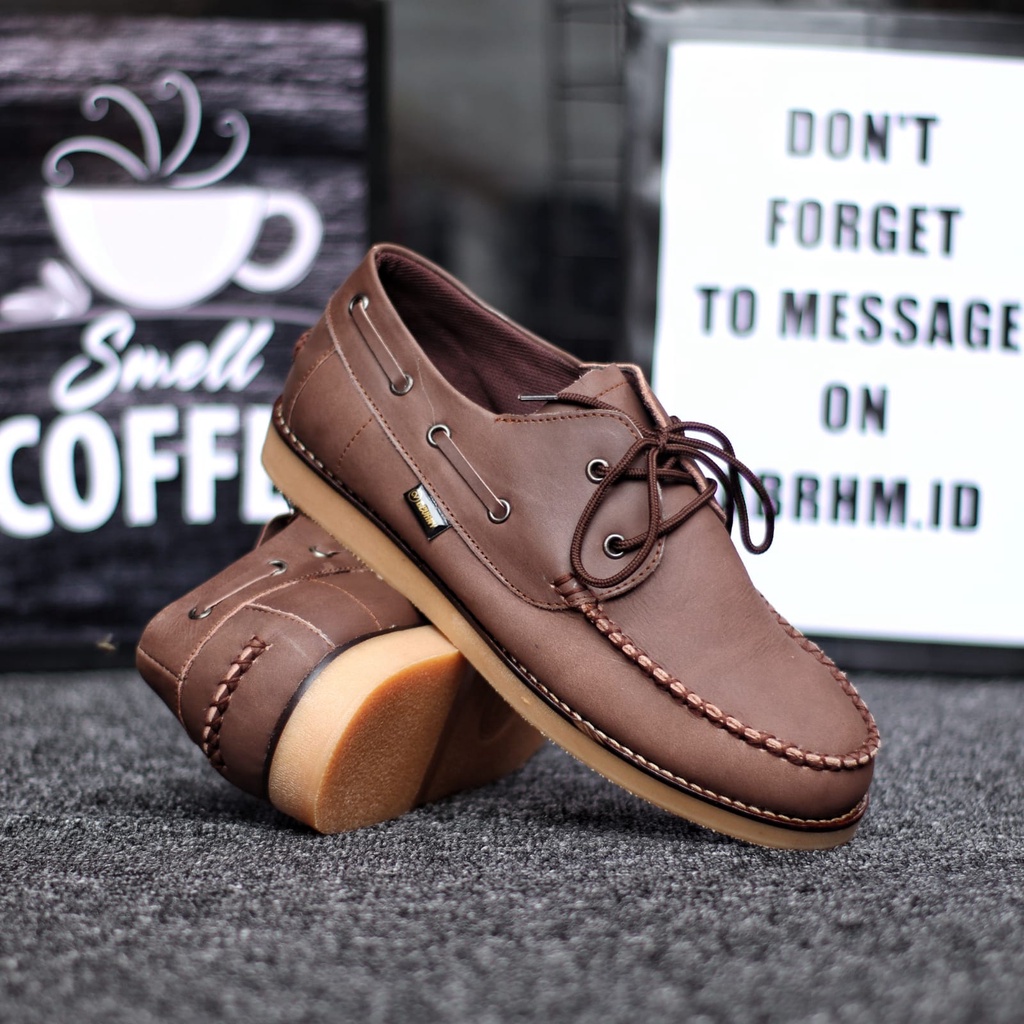 Abra - Davis Sepatu Kulit Asli Pria Formal Casual Ukuran Besar Big Size 38 - 46