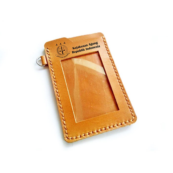 

Name Tag Id Kulit Asli Logo Kejaksaan Agung Warna Tan GARANSI 1 TAHUN - Tempat ID Card