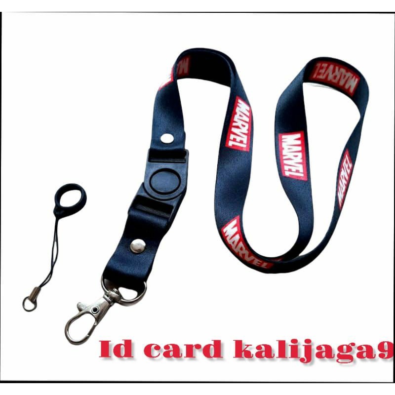 

lanyard champion gantungan id card /tali d card printing free 0 ring