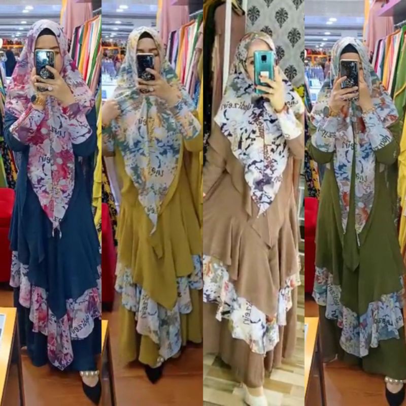 KAYLA SYARI PRINT PREMIUM PART 3 BY YODIZEIN GAMIS SYARI PREMIUM ORIGINAL SET SYARI TERBARU