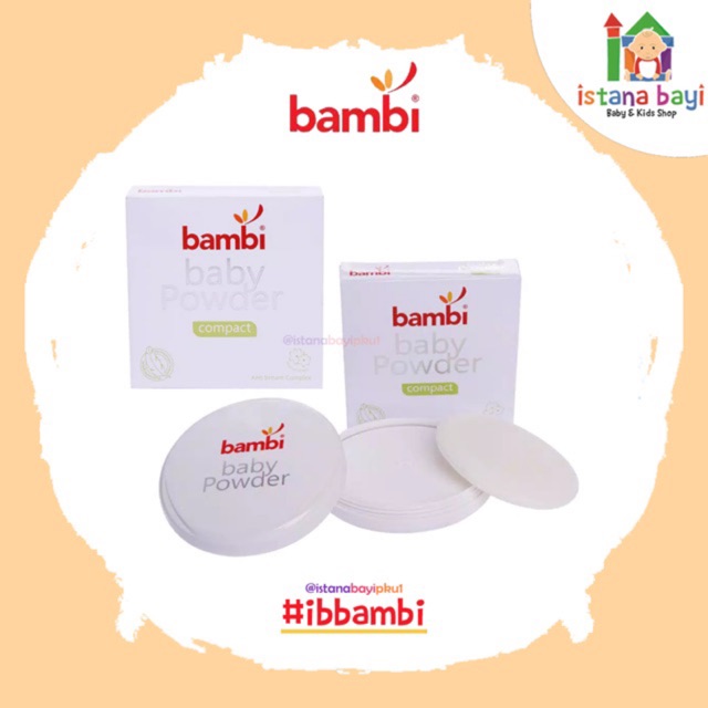 Bambi Compact powder Reffil - Bedak padat bayi