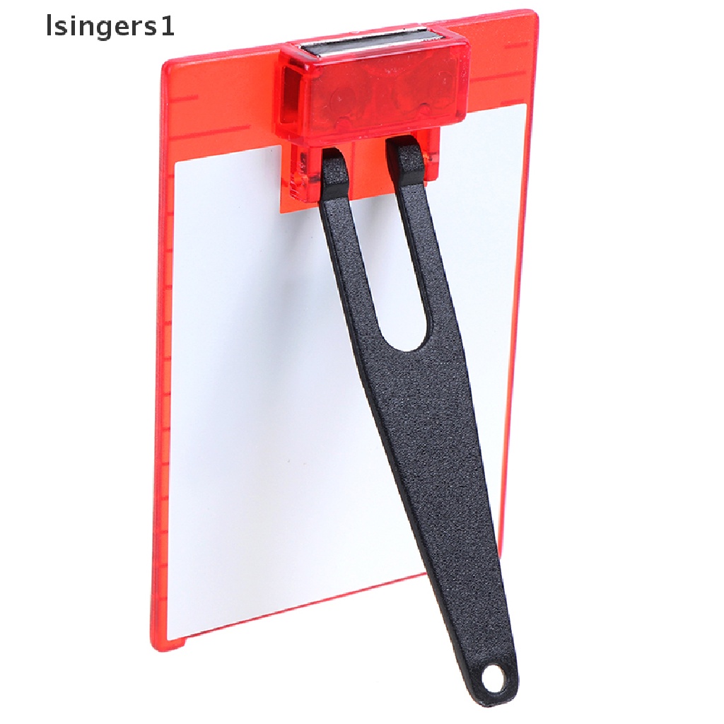 (lsingers1) 1pc Papan Target Laser Magnetik Ukuran inch / cm Untuk Laser Level