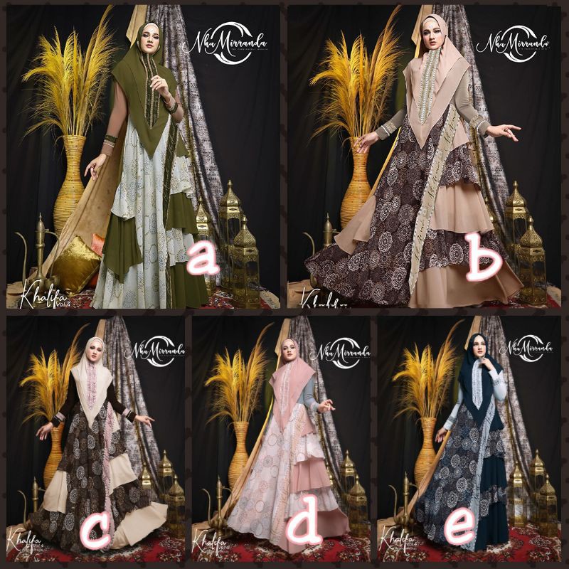 ❤️DHEA BOUTIQUE/Dheaafieccena❤️ready stok siap kirim nha mirranda syar'i original terbaru/aluna mirr