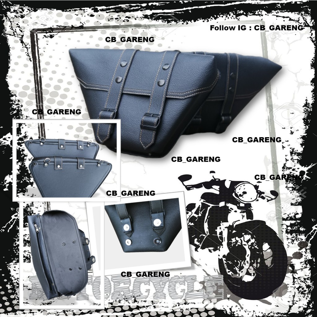 Tas Motor Custom - Sidebag Motor Custom
