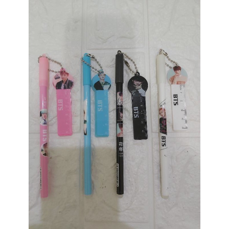 

pulpen gel BTS + garisan 803