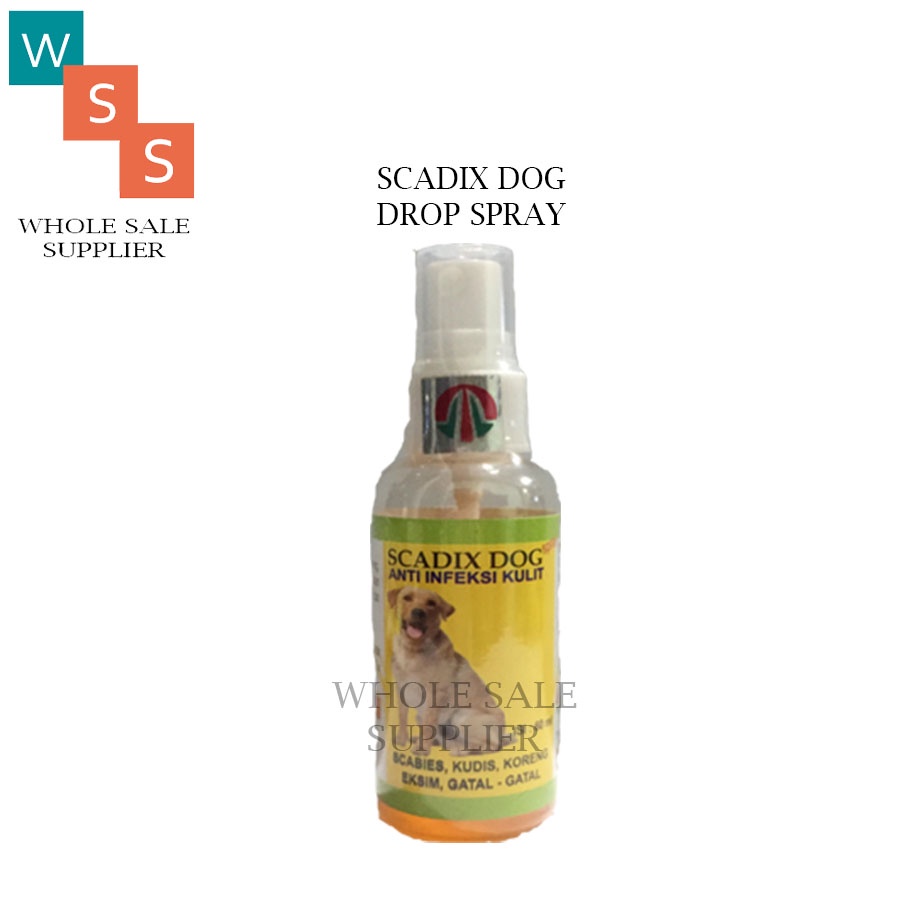 SCADIX DROPS 60 ML OBAT LUKA INFEKSI UNTUK ANJING