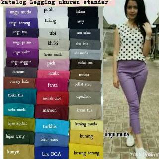  Celana  wanita 3pcs 100 000 Legging  murah  celana  hamil  