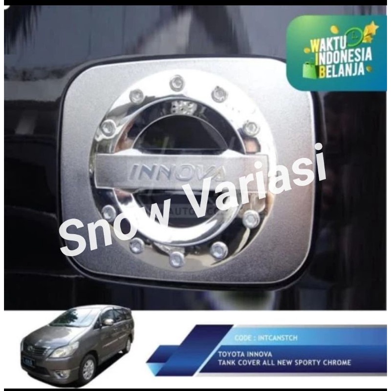 Kijang Innova Tutup Tangki Bensin JSL/Tank Cover All New Sporty Chrome