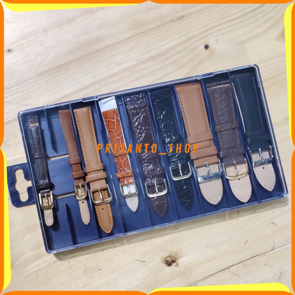 Kotak Tali jam tangan Box Koleksi Strap Tali jam tangan 9 slot