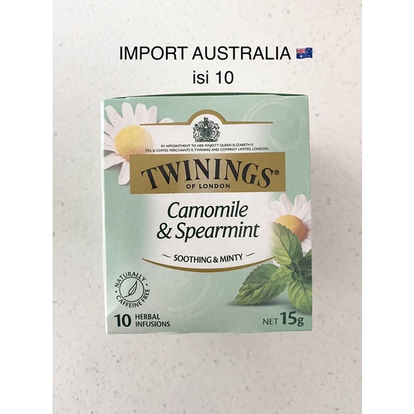 

Twinings Camomile Sparemint isi 10 Original
