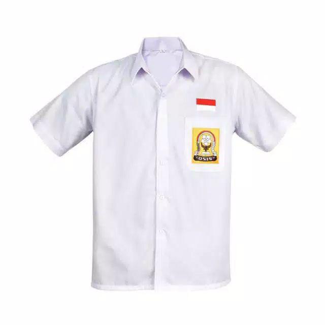 BAJU LENGAN PENDEK SERAGAM SEKOLAH ANAK SMP/MTS-Putih