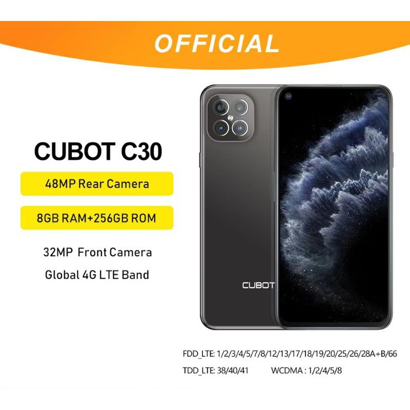 Cubot C30 8gb 128 256gb 32mp Selfie 48mp Quad Kamera Helio P60 Nfc Shopee Indonesia