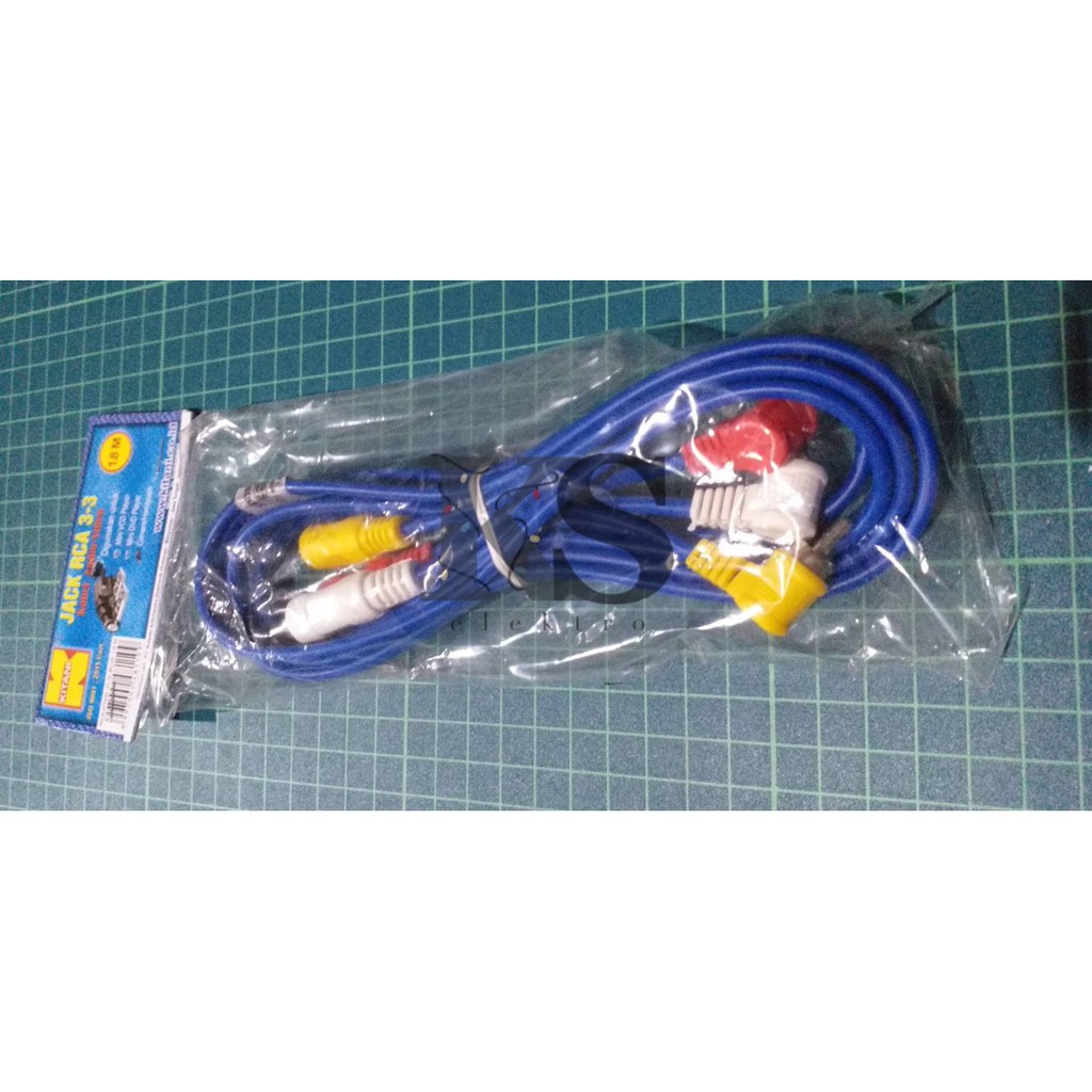 Kabel 3 RCA - 3 RCA Kitani 1,8m