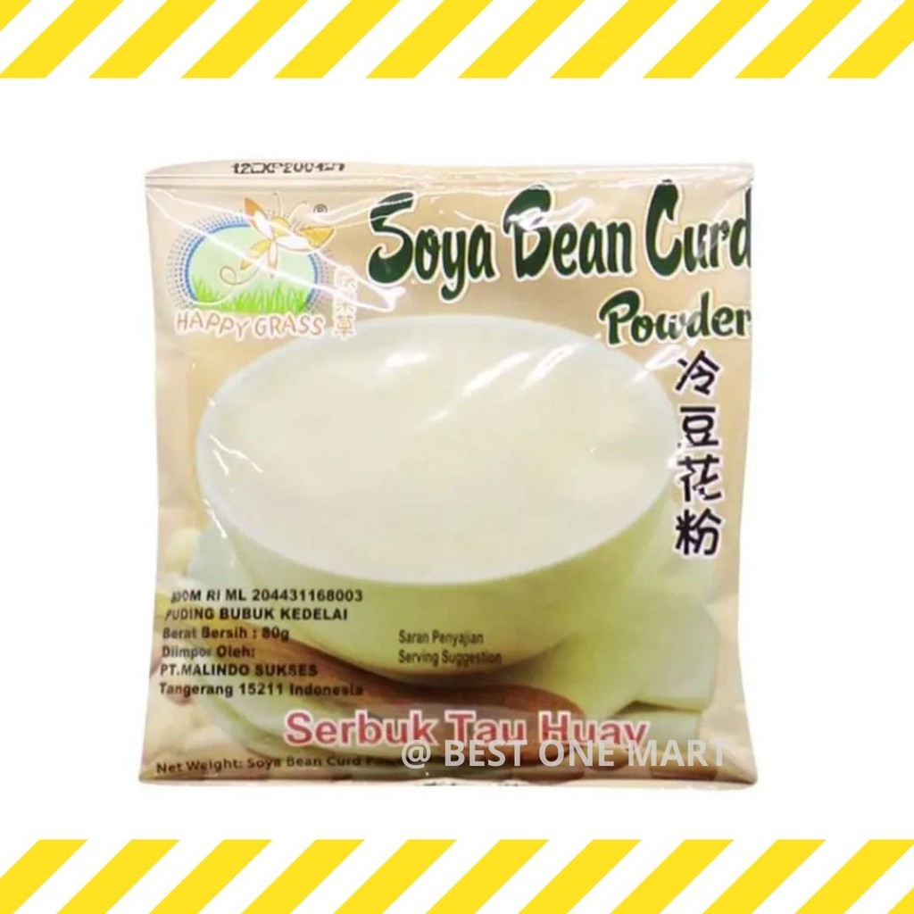 

Happy Grass Soya Bean Curd Powder / Bubuk Puding Kacang Kedelai 80gr