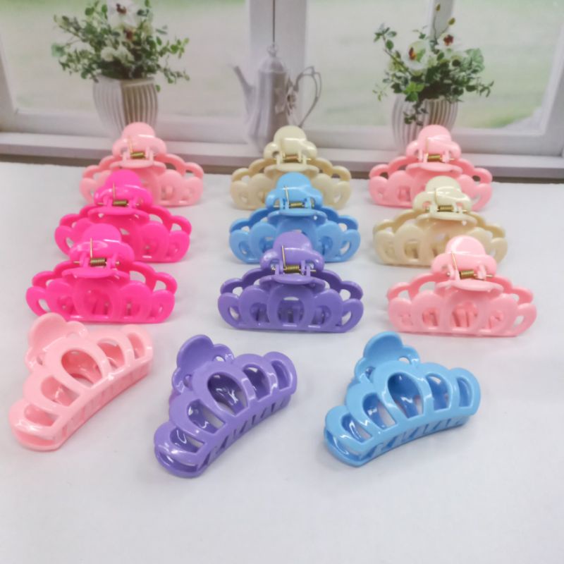 Jepit Rambut Salon Isi 12Pcs Jepit Model Mahkota Marcella M123 Grosir