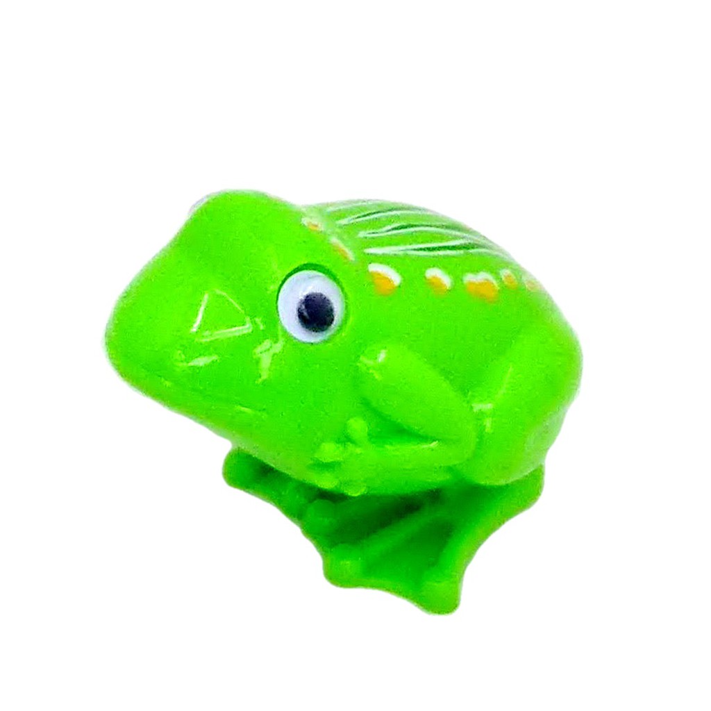 Katak Jumbo Putar Melompat Kodok Jumping Frog Clockwork Windup Toy