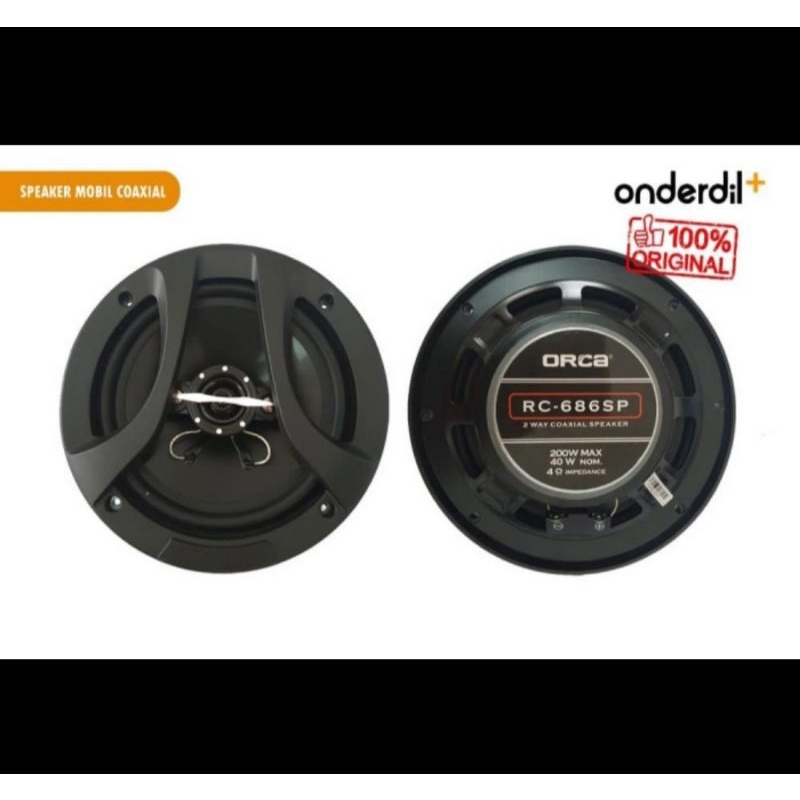 Speaker Mobil 6.5 inch Speker Mobil Speaker ORCA Coaxial Mobil Universal Toyota Daihatsu Nissan Honda Suzuki