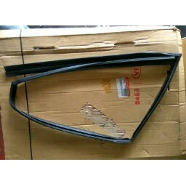 Karet run channel KACA pintu depan kia all new picanto th 2012-up ASLI