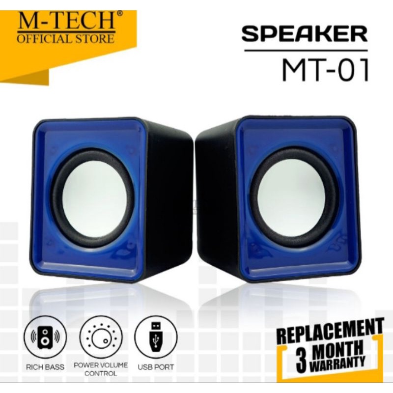 speaker usb kabel mtech MT-01 speaker