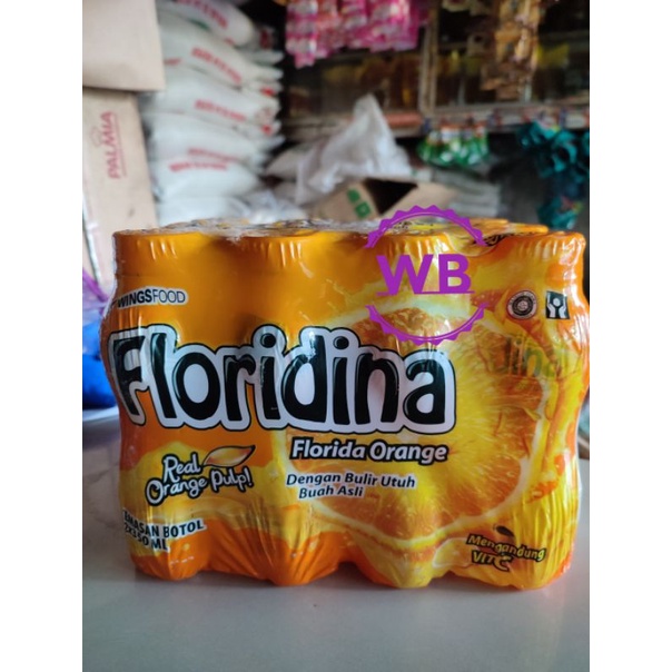 

FLORIDINA MINUMAN SEGAR RASA JERUK / ORANGE JUICE BERVITAMIN 350ML(12 botol)