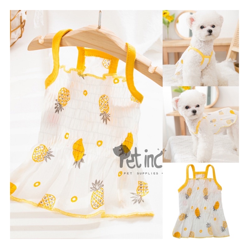 Babydoll pineapple summer dress