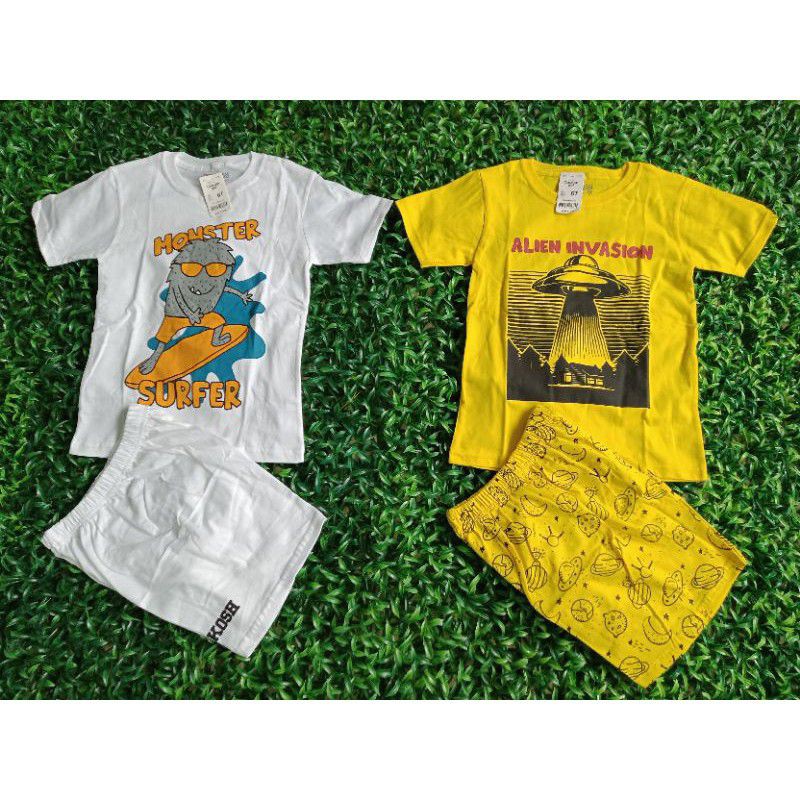 setelan kaos anak premium