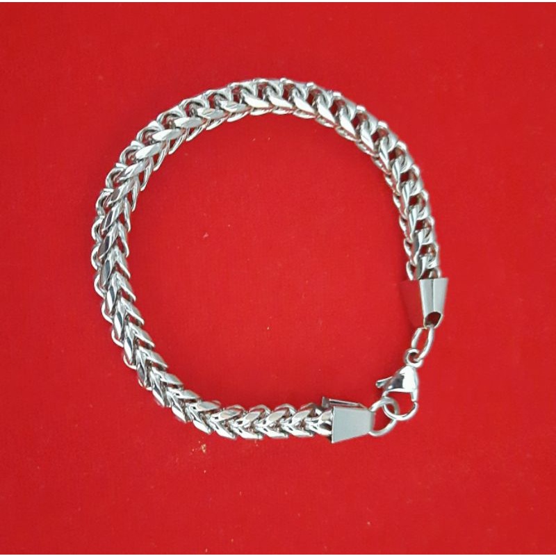 gelang rantai titanium asli/gelang wanita dan pria