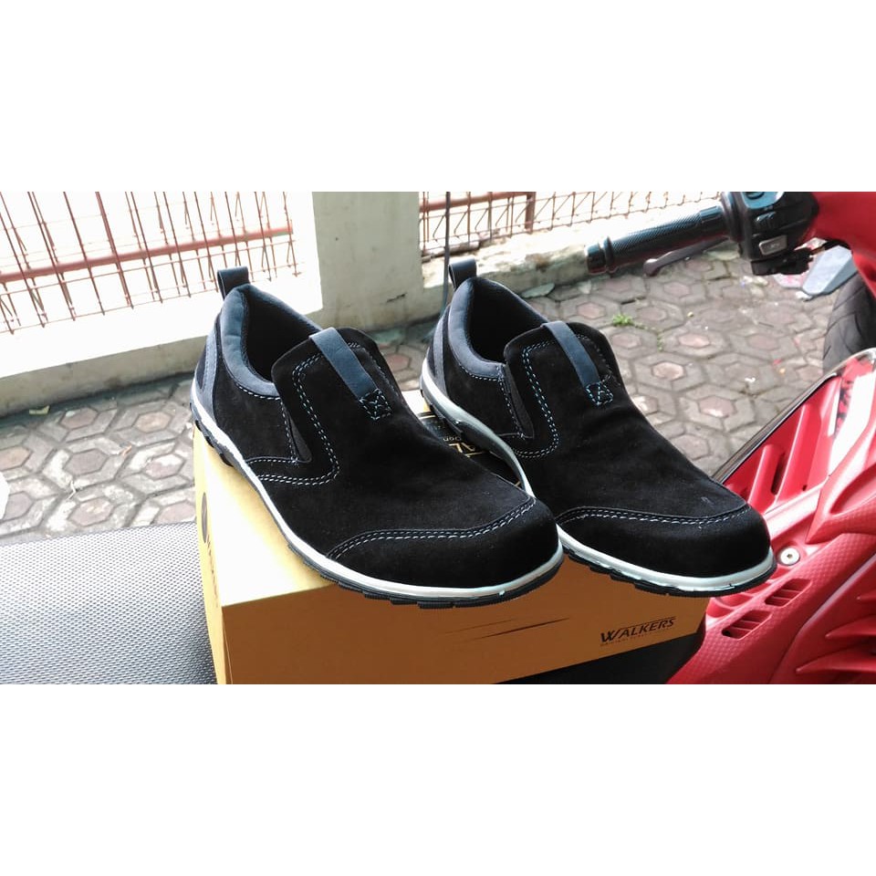 sepatu casual pria slop formal walkers katenzo black original Quality