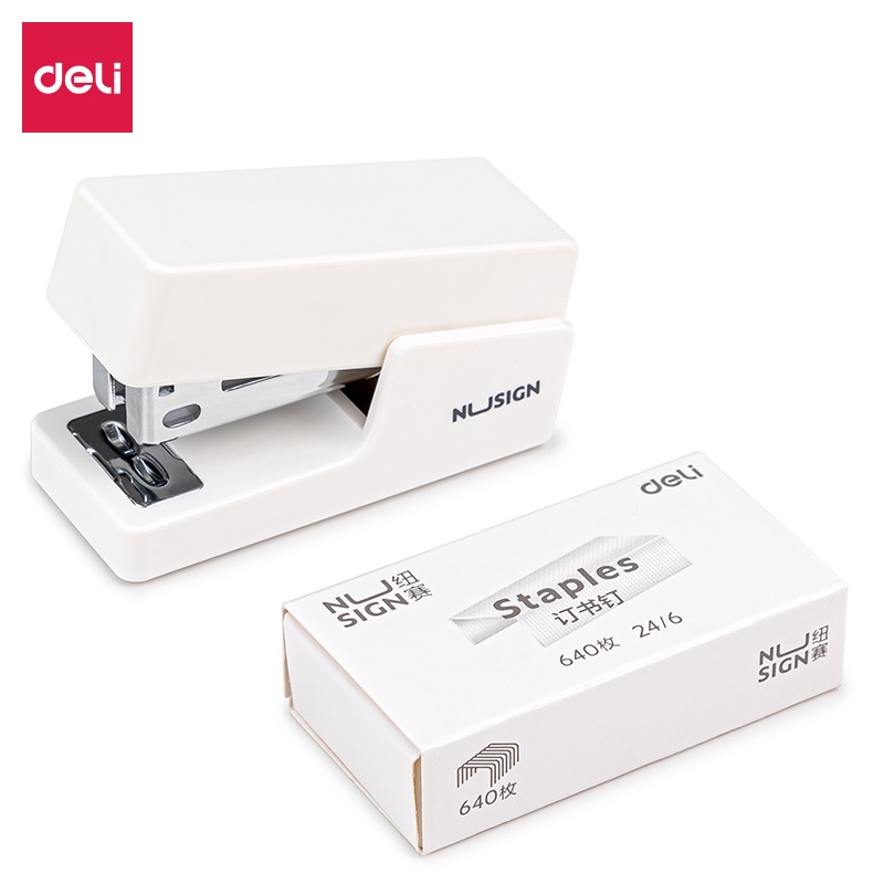 

Nusign Stapler / Stapler Mini Kapasitas Kertas 12 lembar 4 Warna Free Refill NS083-X