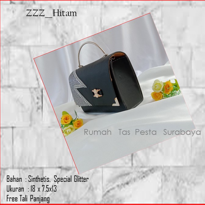 Tas Satin,Tas Clutch,Tas Seserahan,ZZZ__Hitam