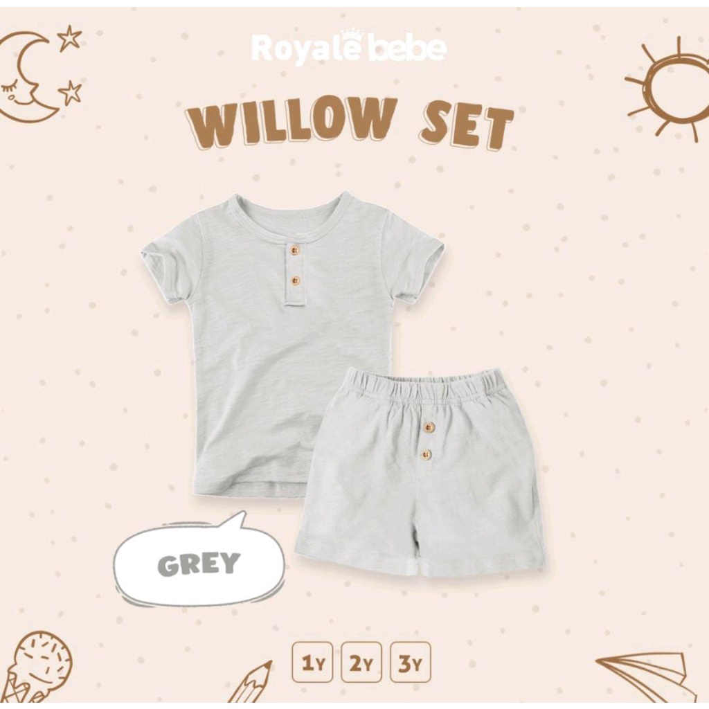 ROYALE BEBE WILLOW SET / SETELAN ANAK